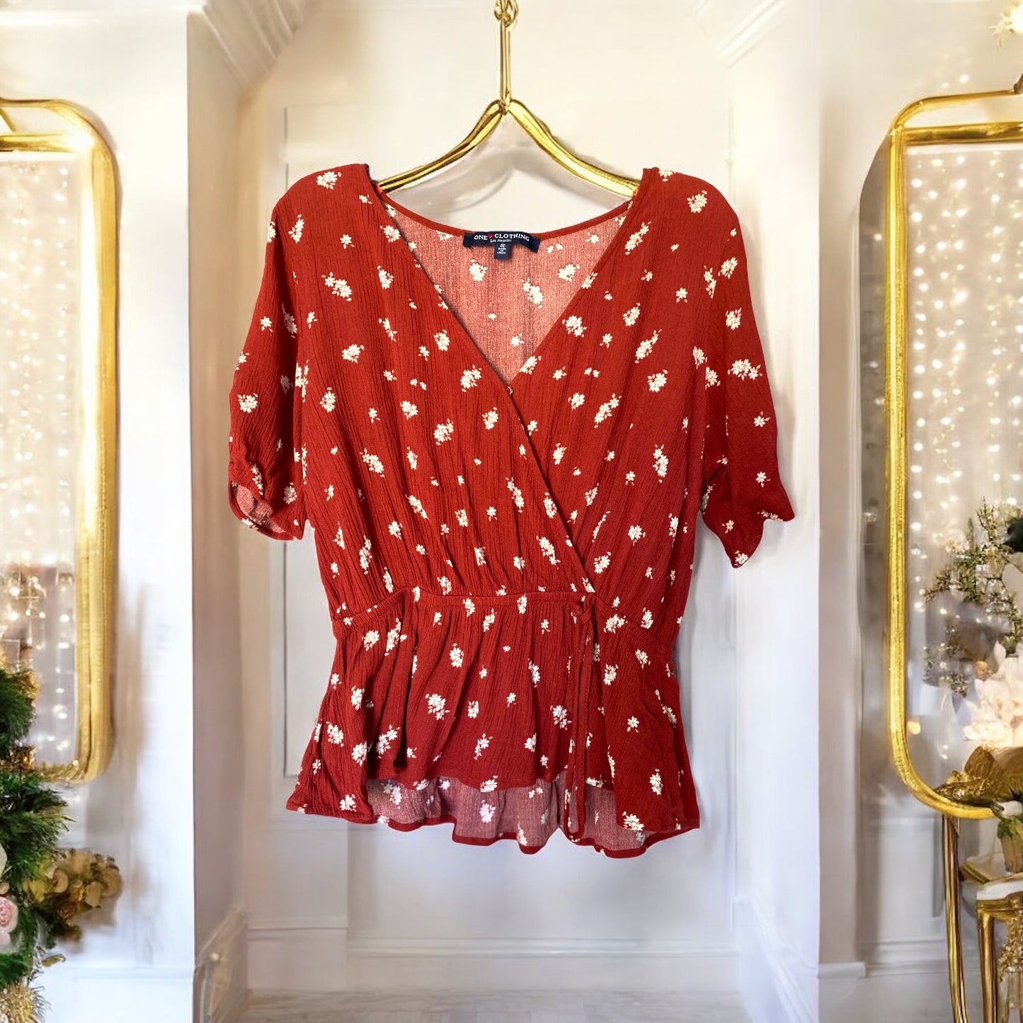 One ❤️ Clothing Wrap Blouse