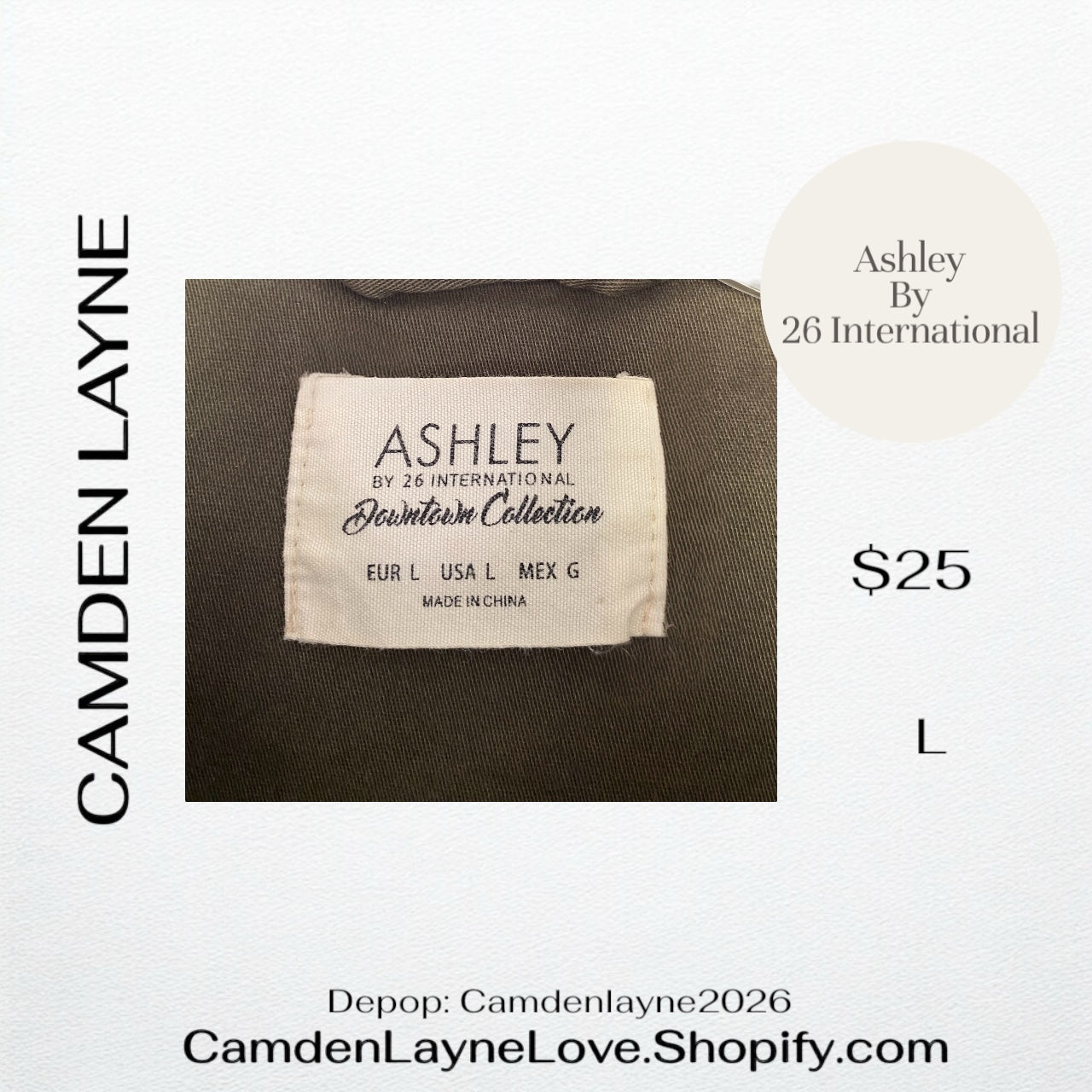 Ashley Army Green Jacket