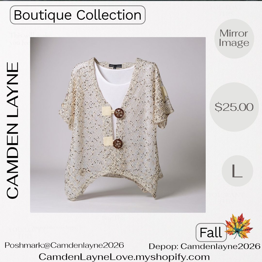 Mirror Image Crochet Top