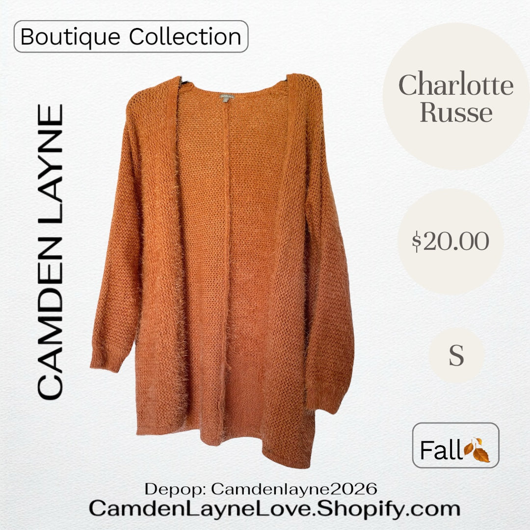 Rust Charlotte Russe Cardigan