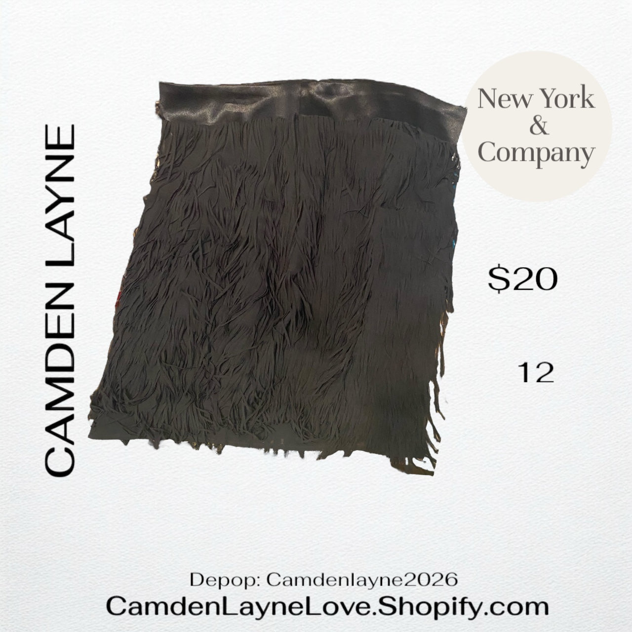 New York & Co. Fringe Skirt