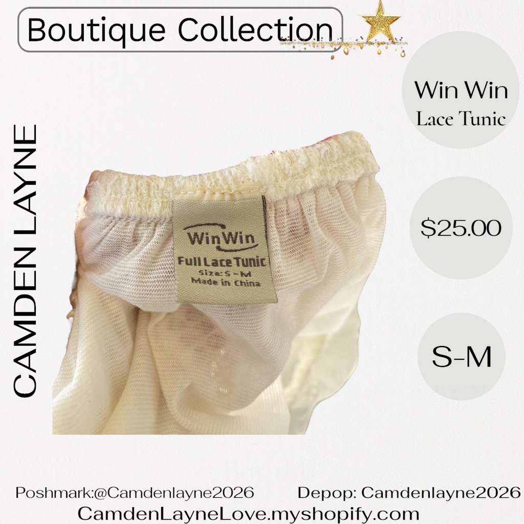 Win Win Lace Tunic