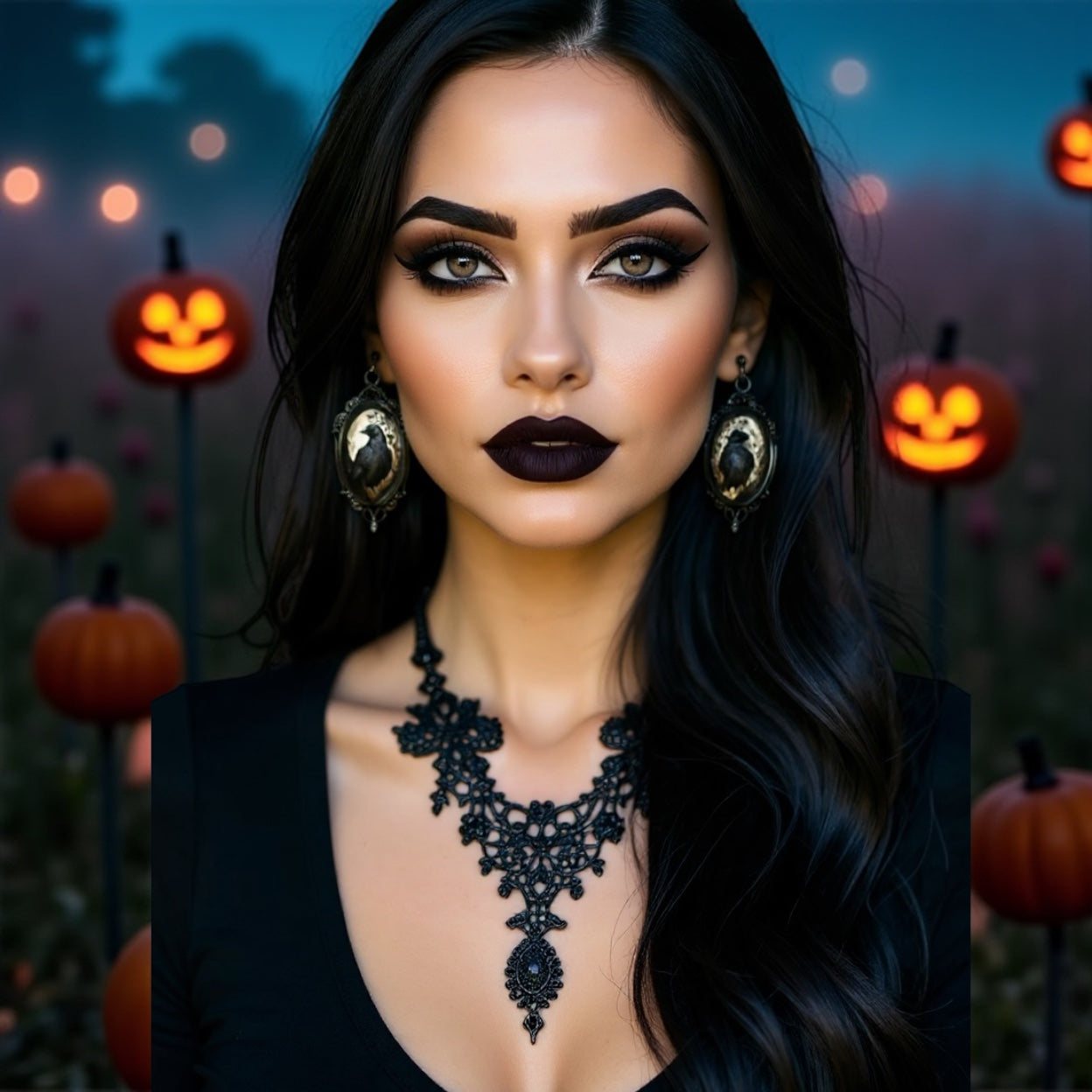 Yellow Crow Earrings