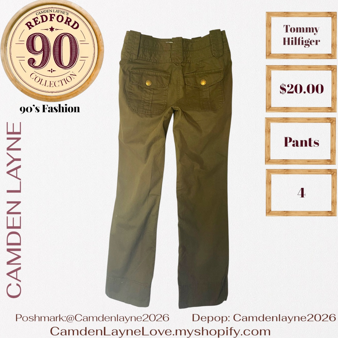 Tommy Hilfiger Olive Green Pants