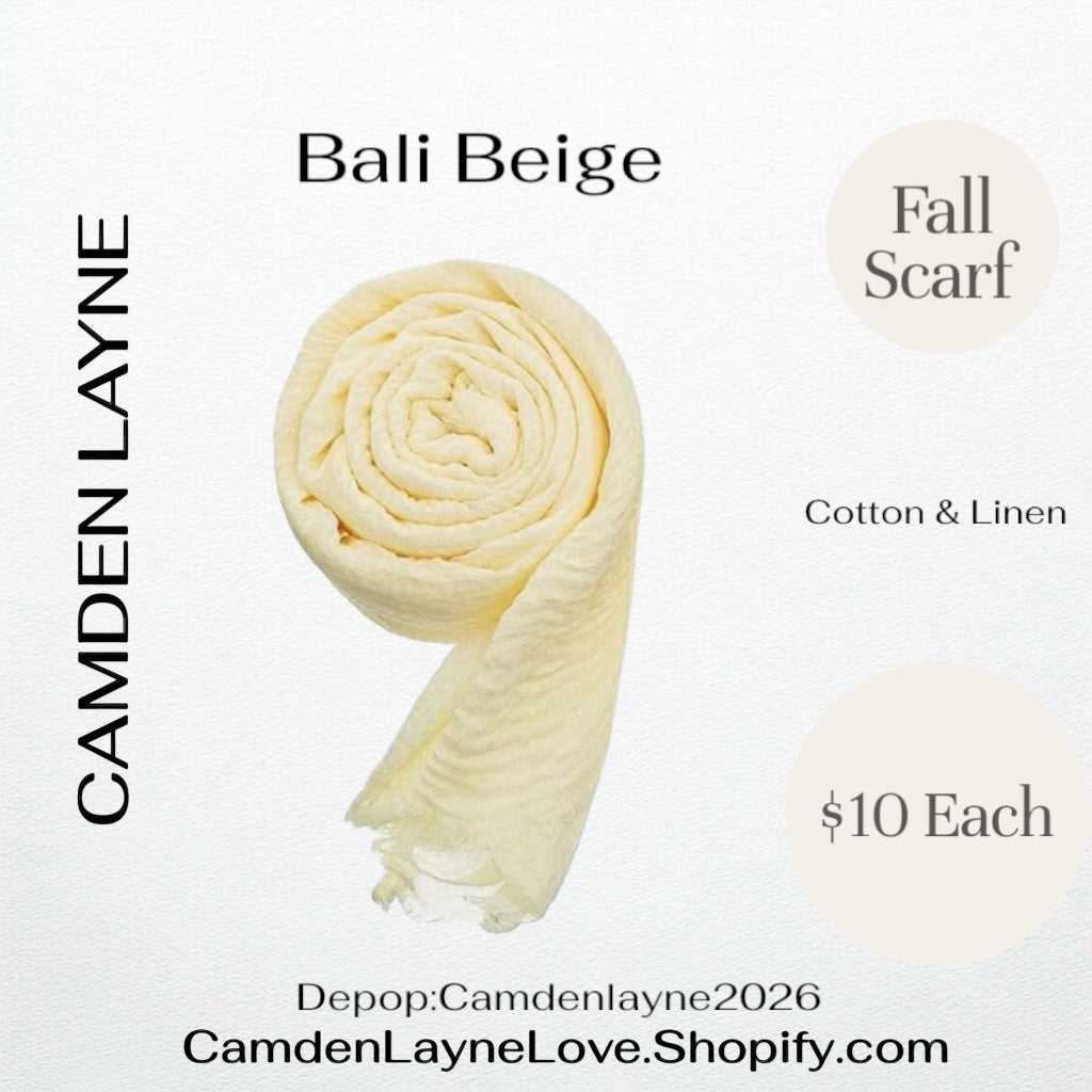 Bali Beige Scarg