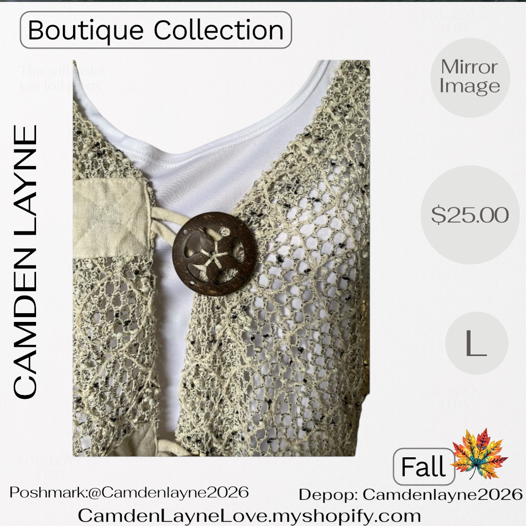 Mirror Image Crochet Top