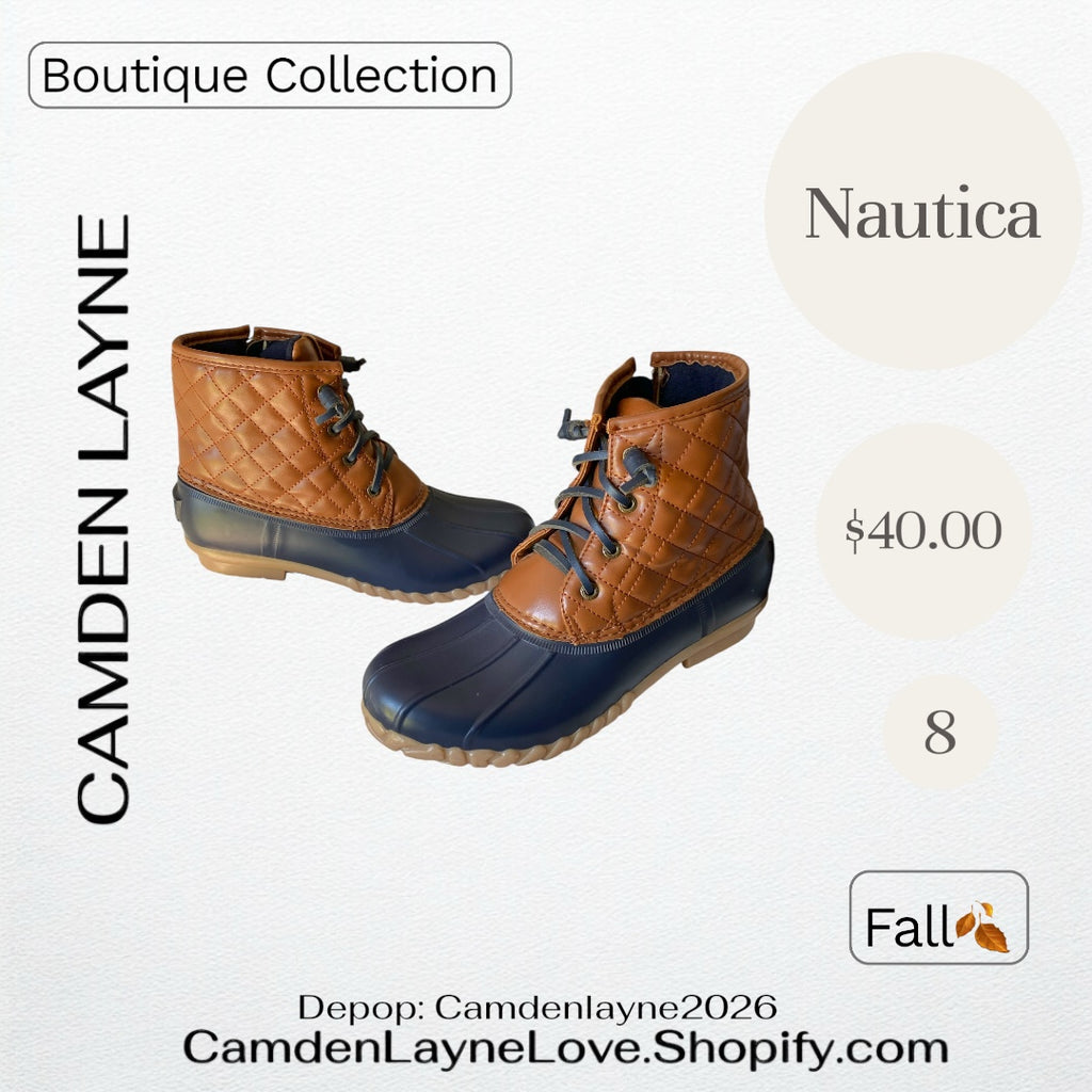 Nautical Duck Boots
