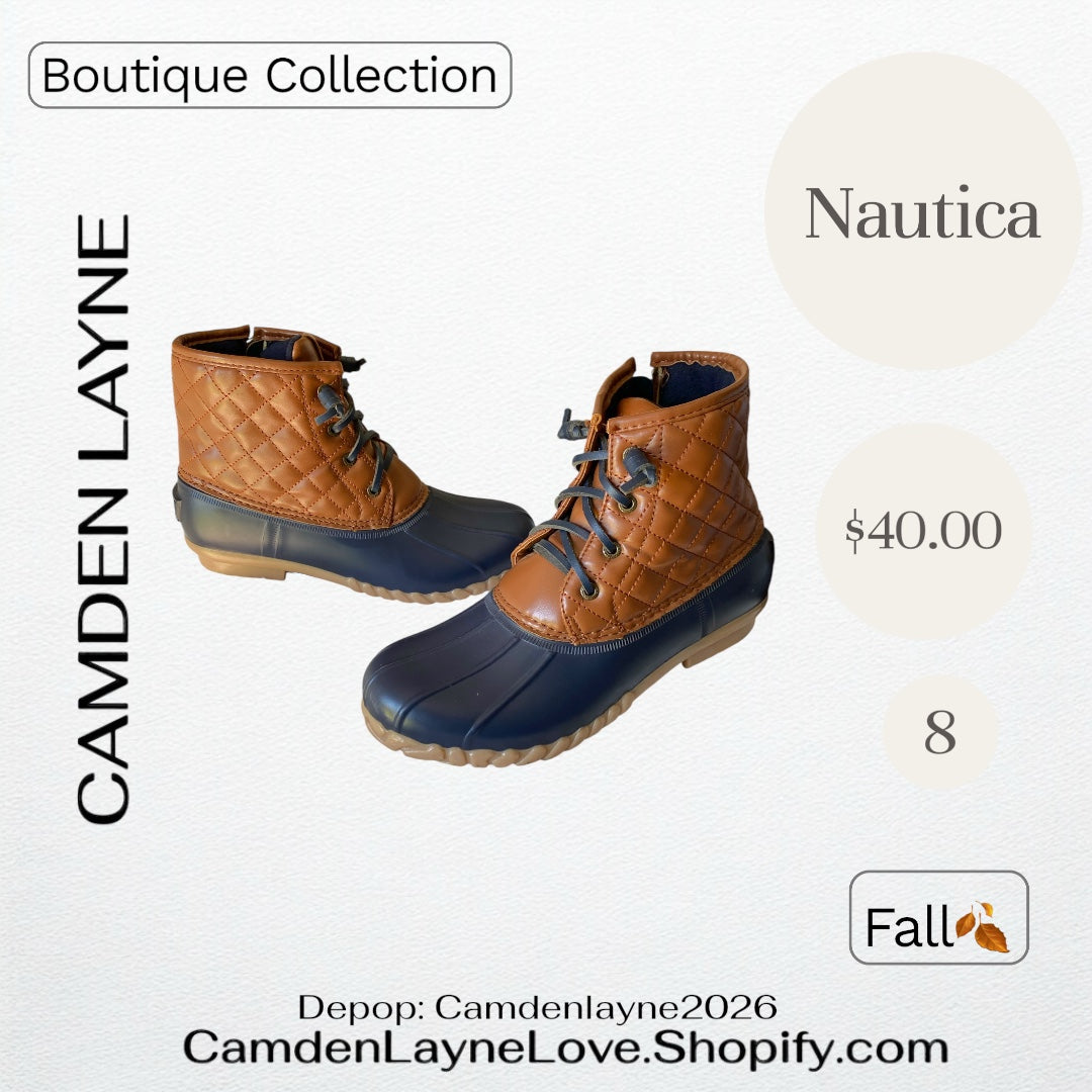Nautical Duck Boots