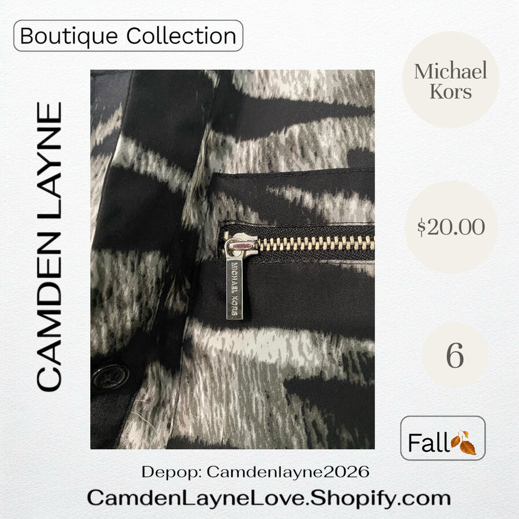 Michael Kors Zebra Print