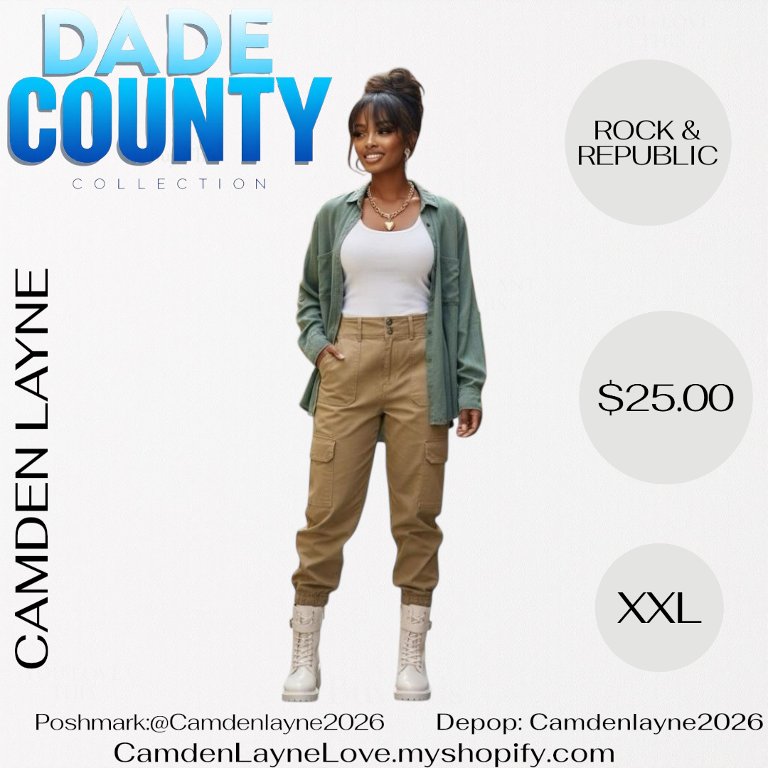 Rock & Republic Co. Green Button Down