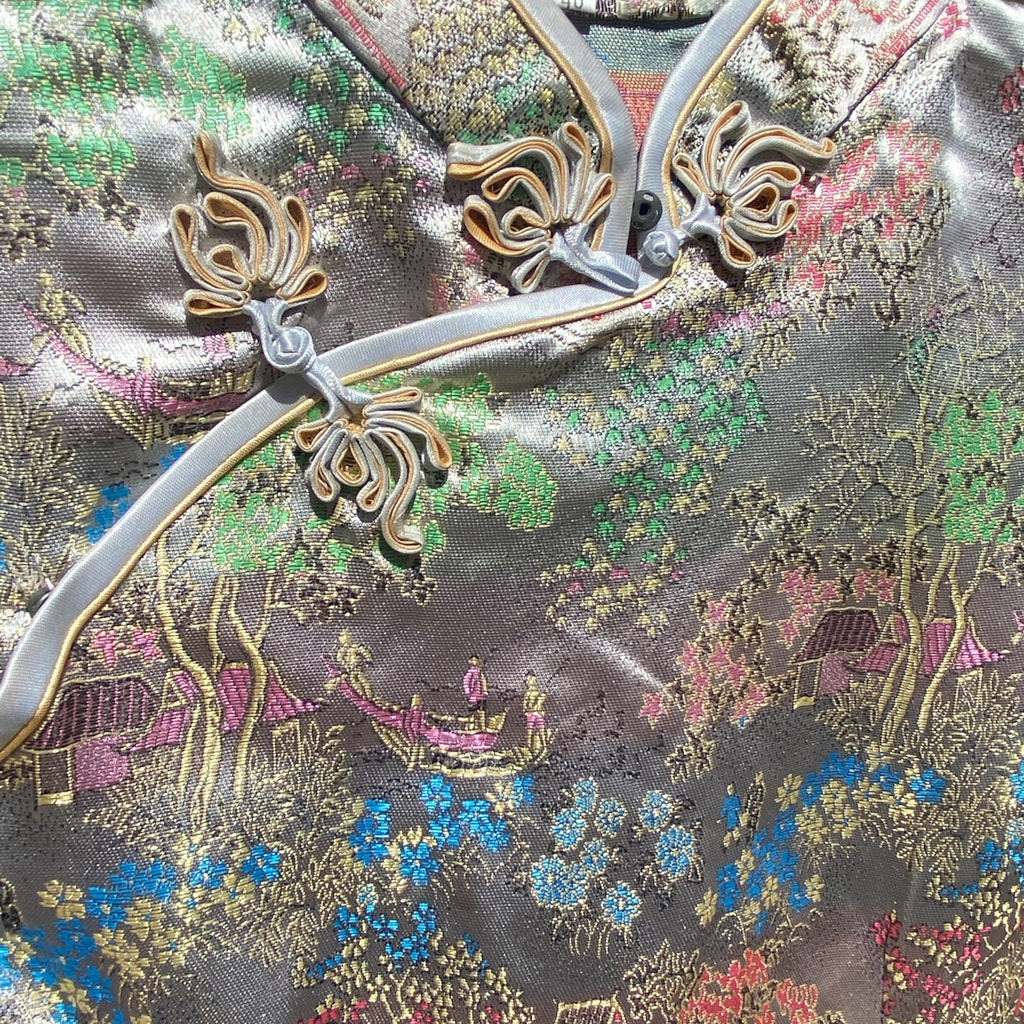 Vintage Embroidered Peomi Chengai Oriental Style Dress - Camden Layne