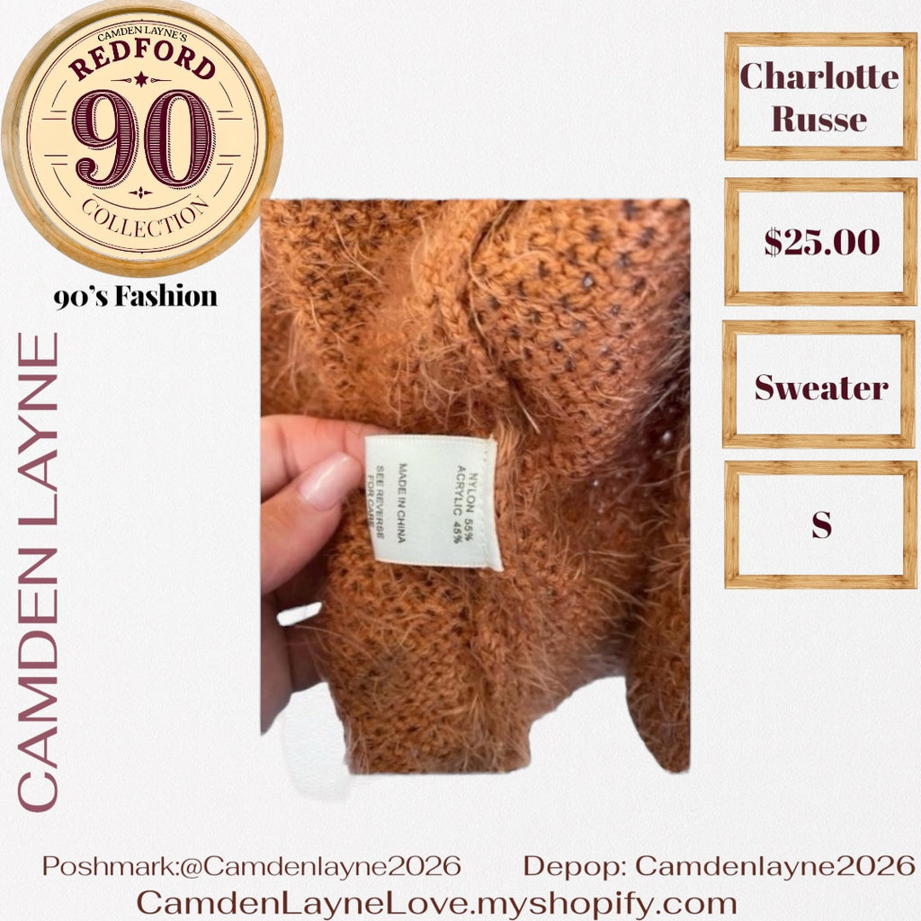 Rust Charlotte Russe Cardigan