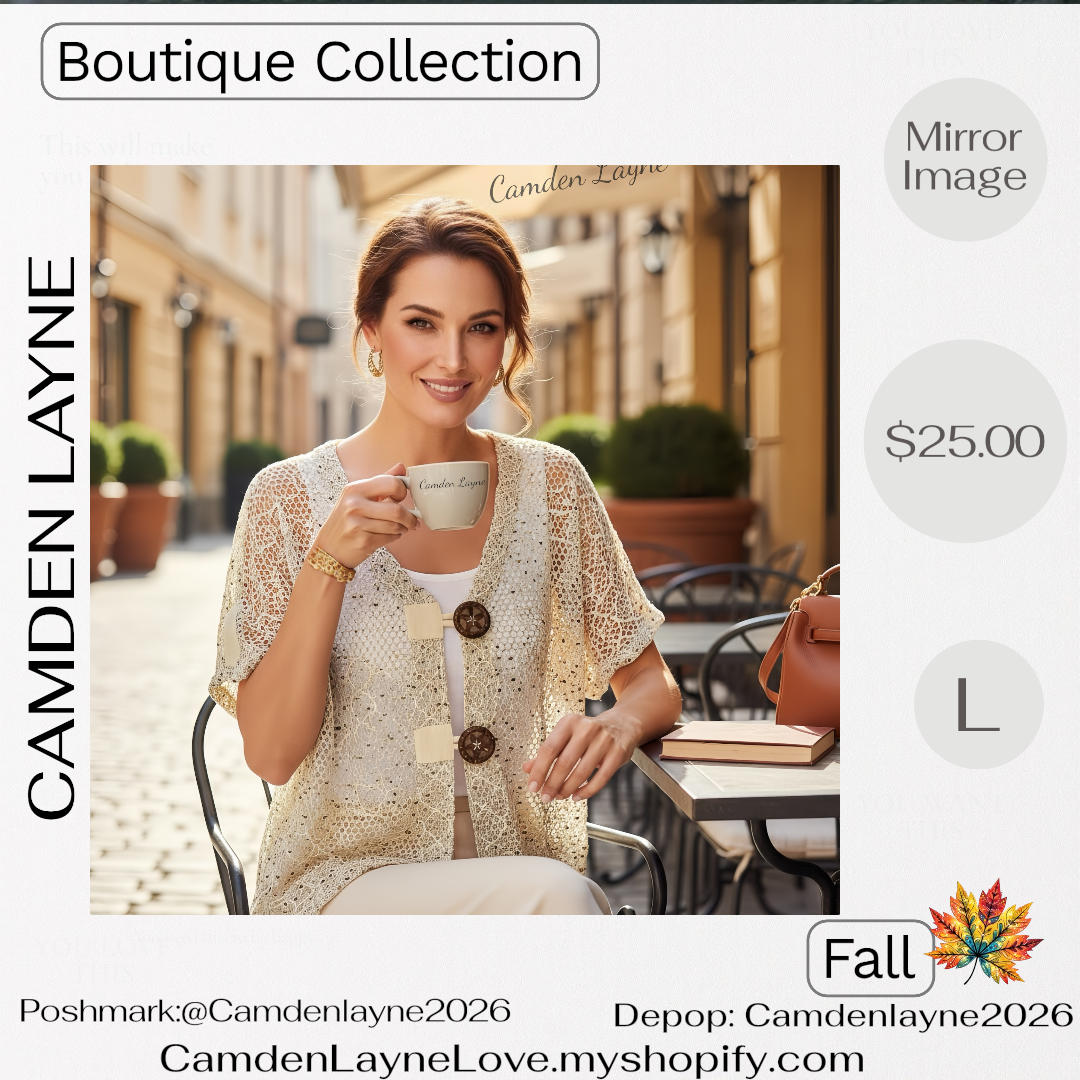 Mirror Image Crochet Top