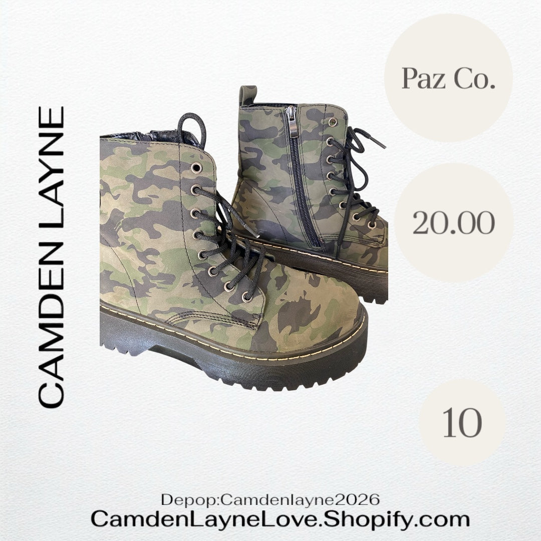 Pazz Women’s Camo Boots