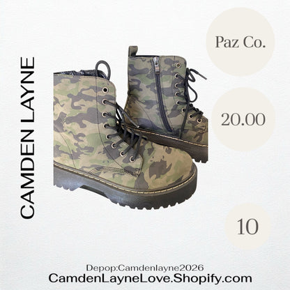 Pazz Women’s Camo Boots