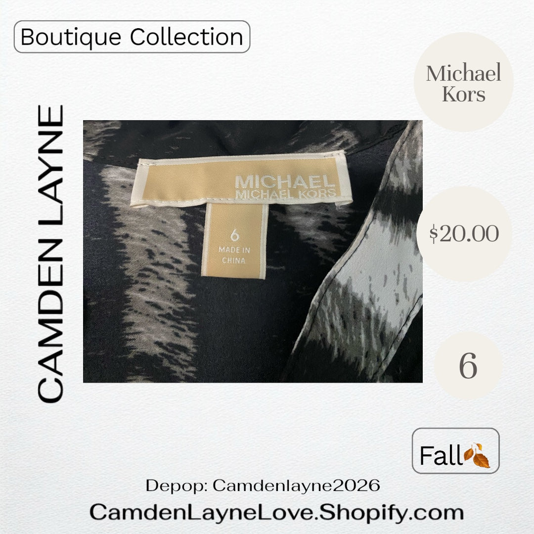 Michael Kors Zebra Print