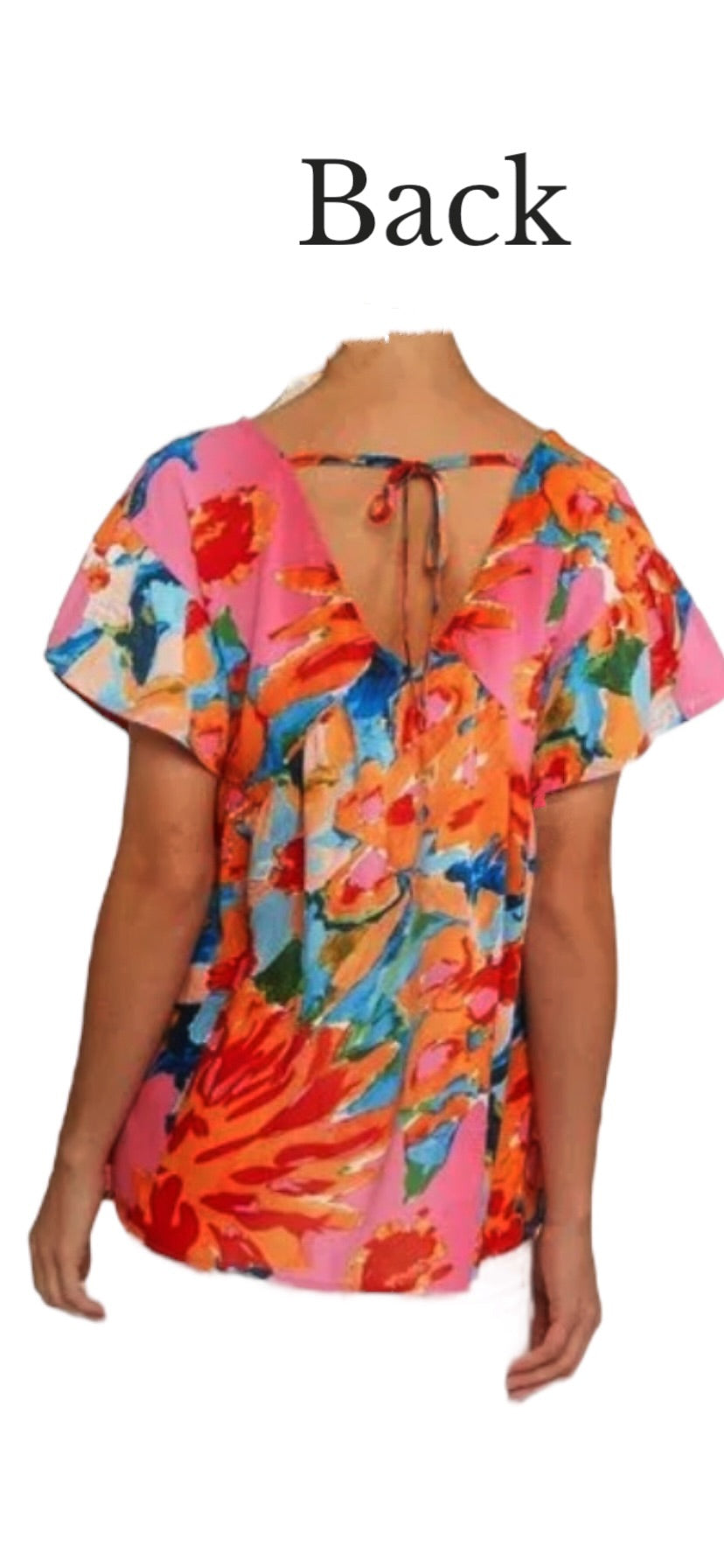 Entro Double V Blouse - Camden Layne
