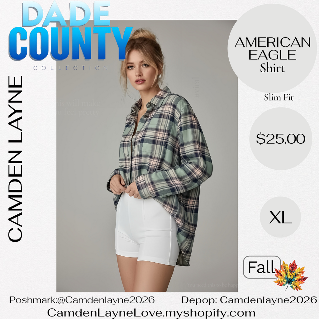 American Eagle Slim Fit Button Down