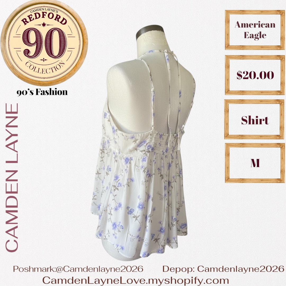 American Eagle Babydoll Top