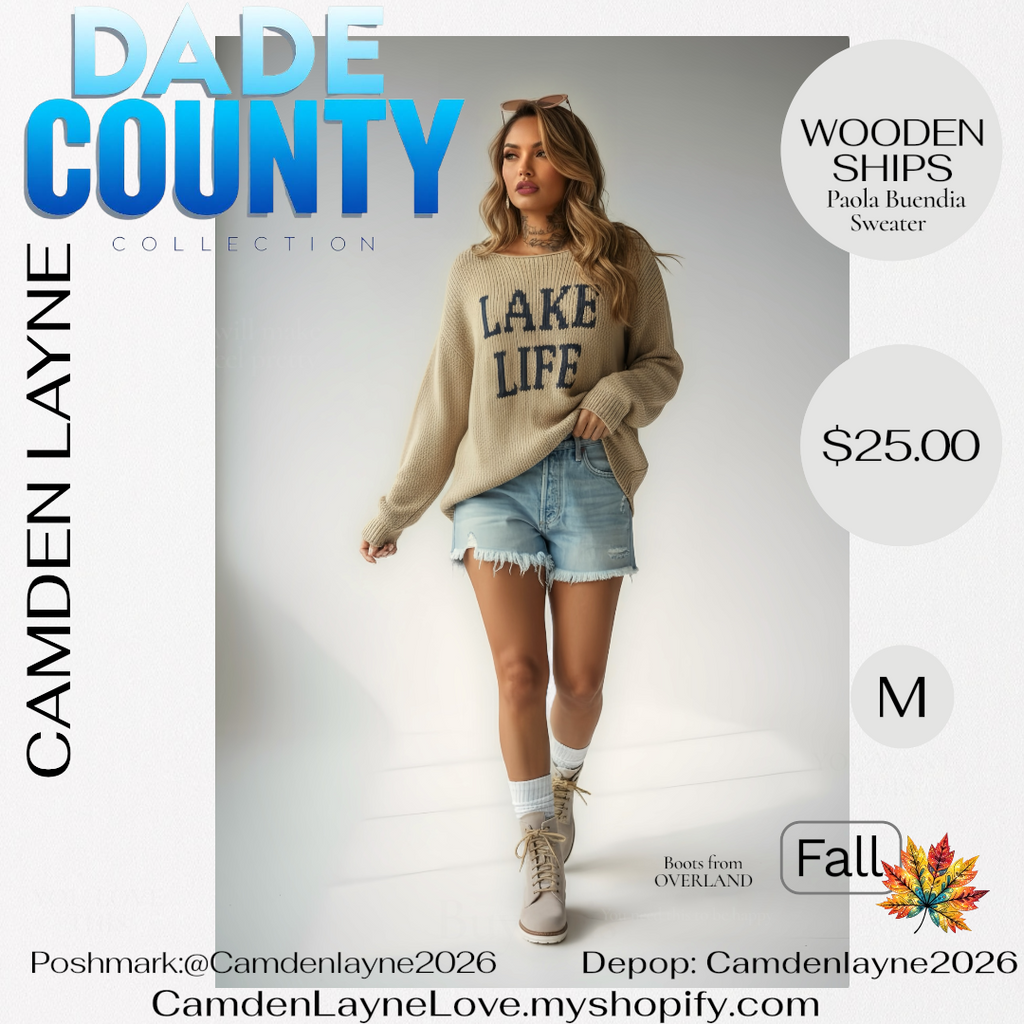 Lake Life Knit Sweater by Wooden Ships