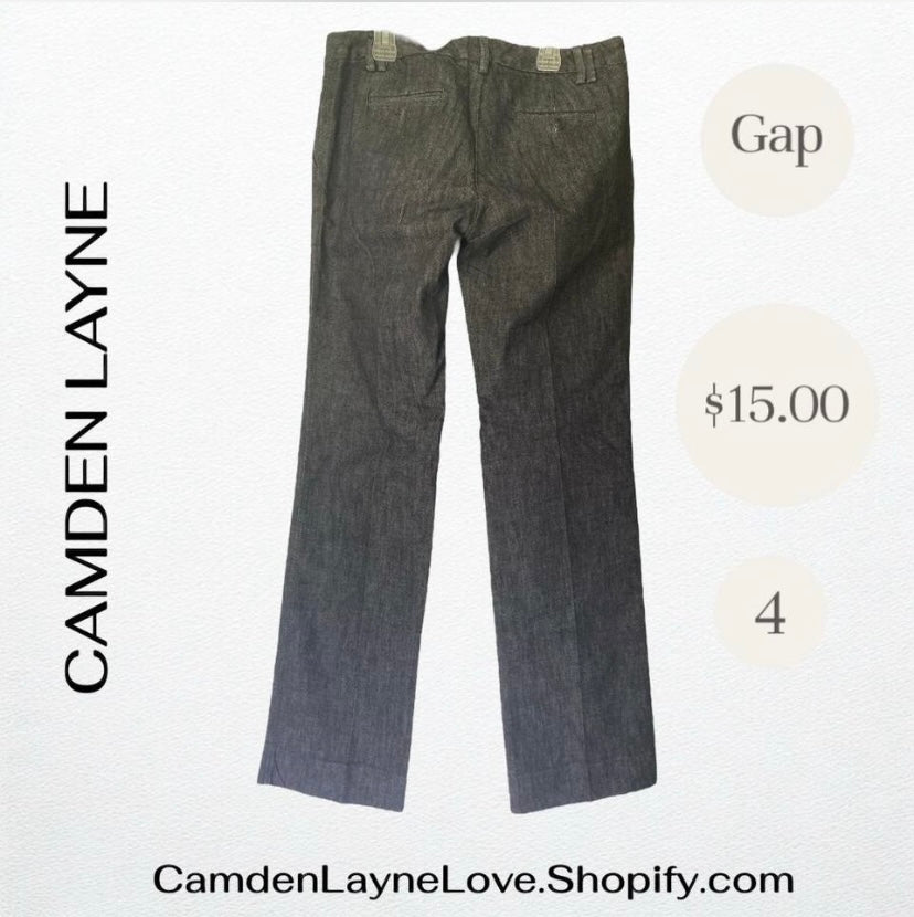 Gap Dark Jean Slacks