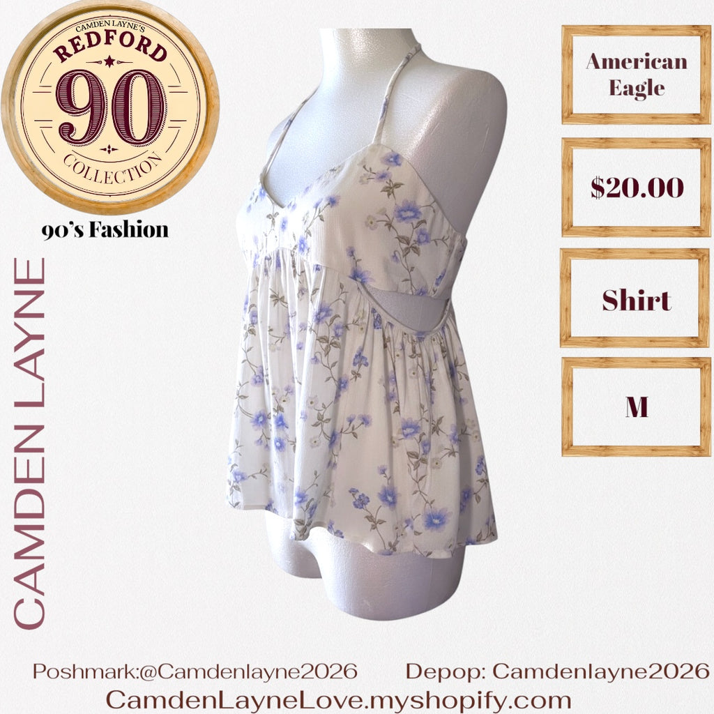 American Eagle Babydoll Top