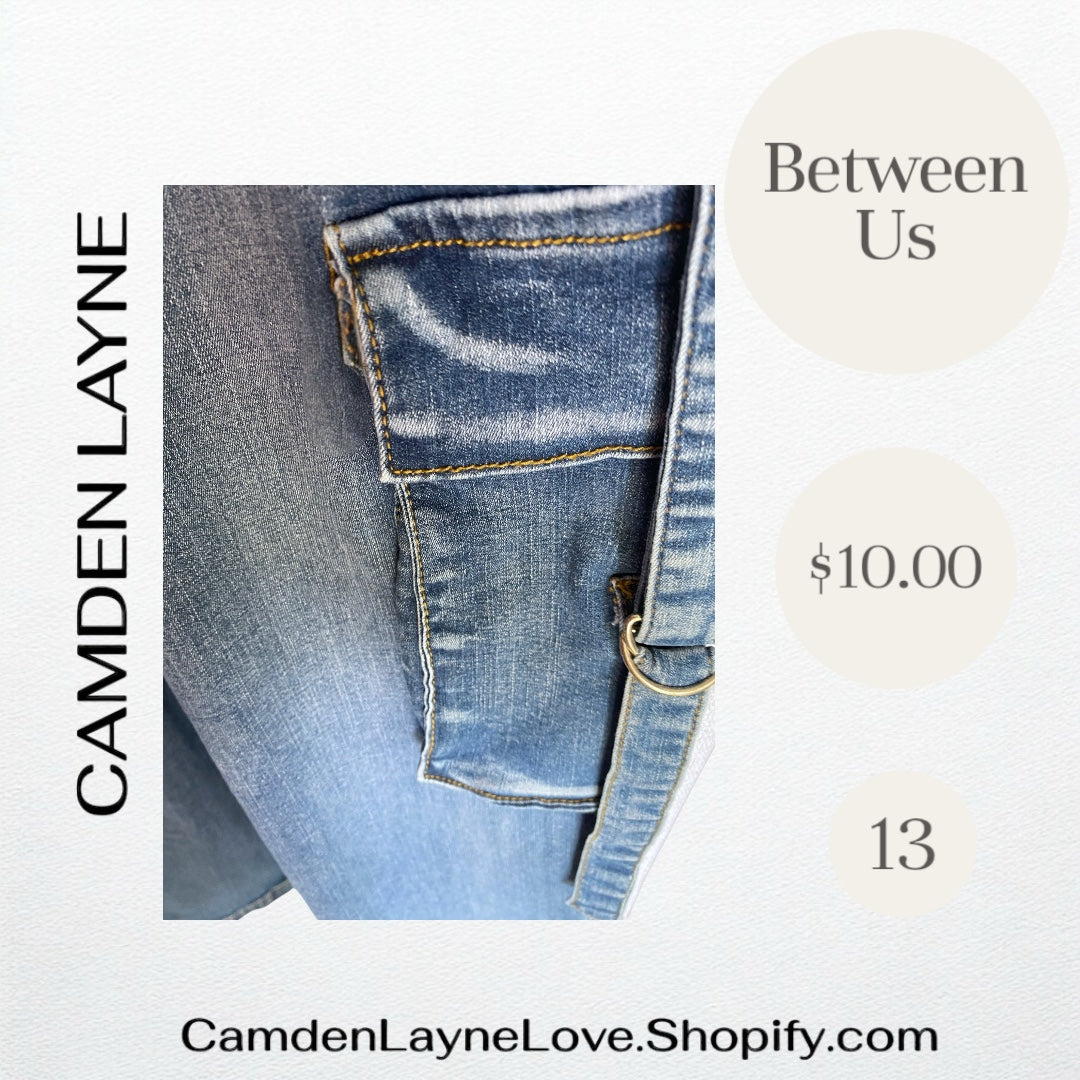 Between Us Denim Cargo Jeans