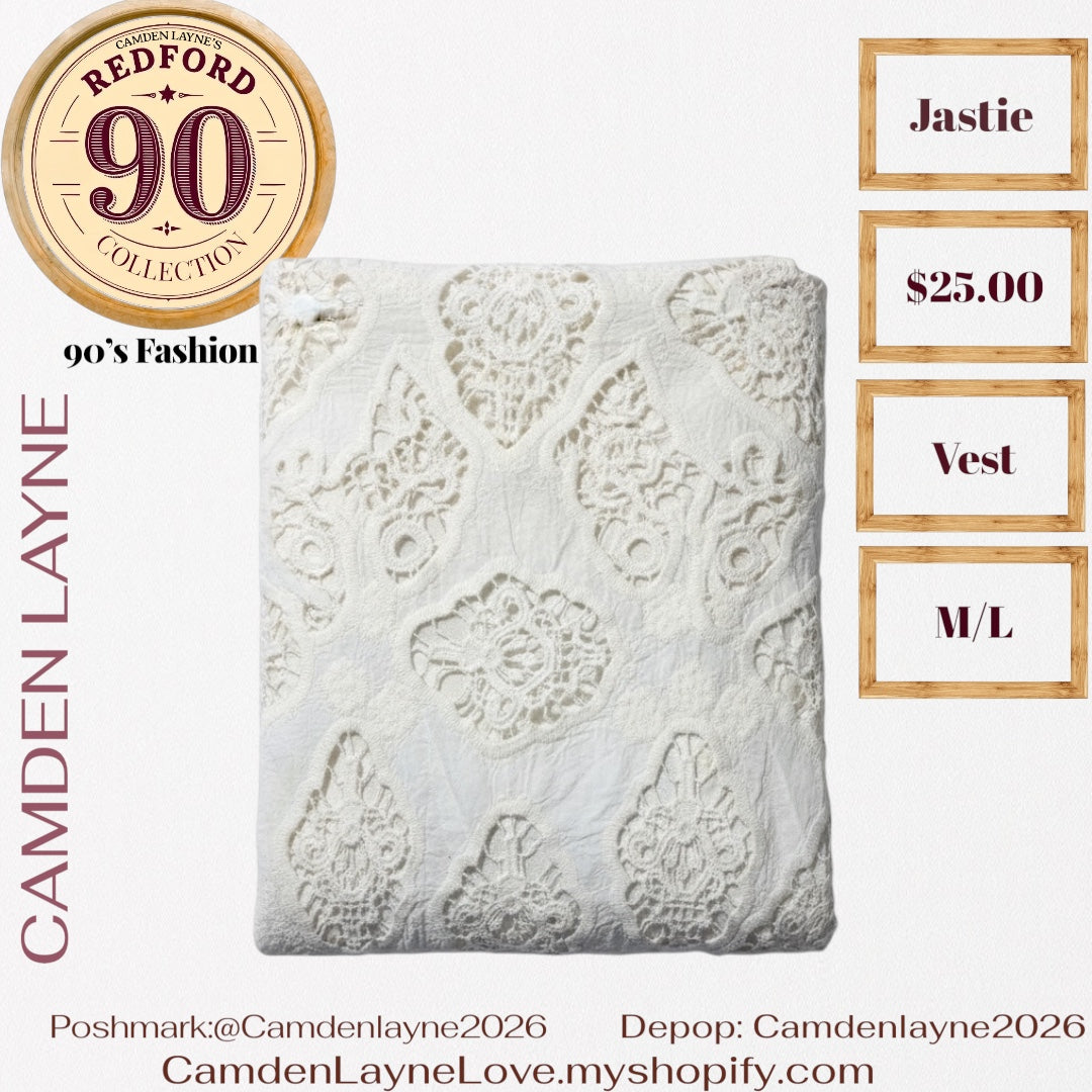 Jastie Bohemian Crochet Vest