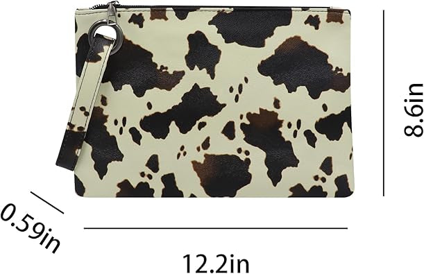 Cow Print Handbag - Camden Layne