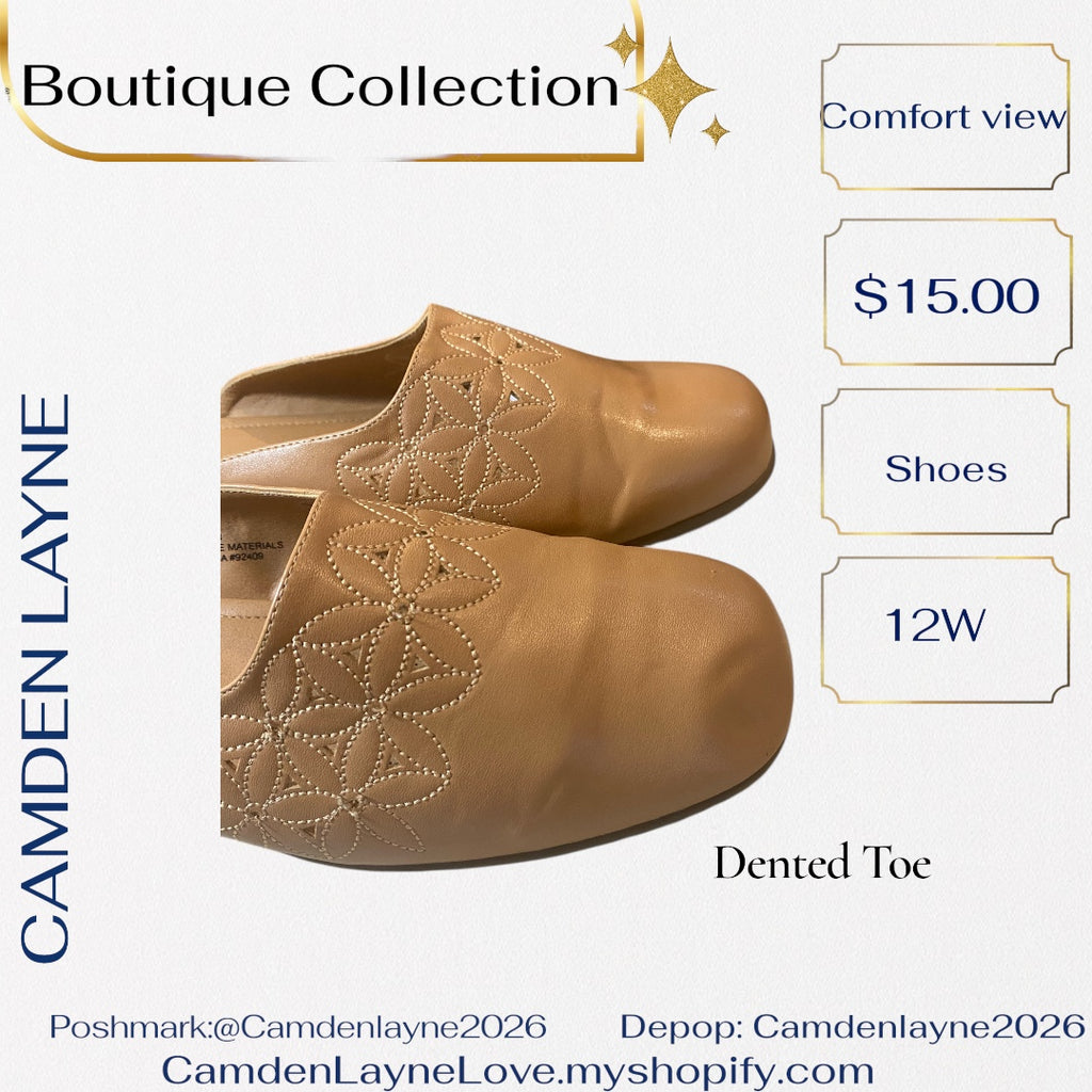 ComfortView Tan Slides 12W