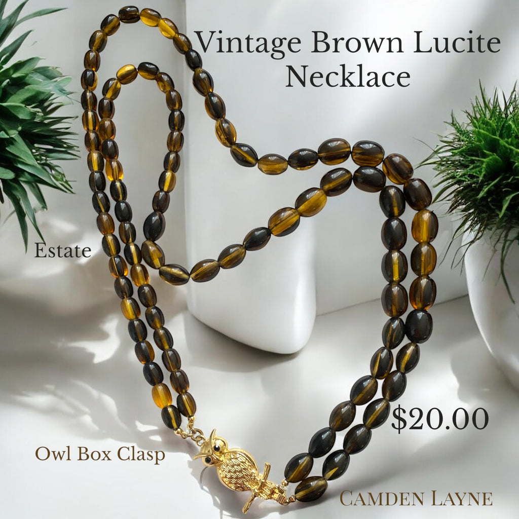 Vintage Lucite Necklace - Camden Layne