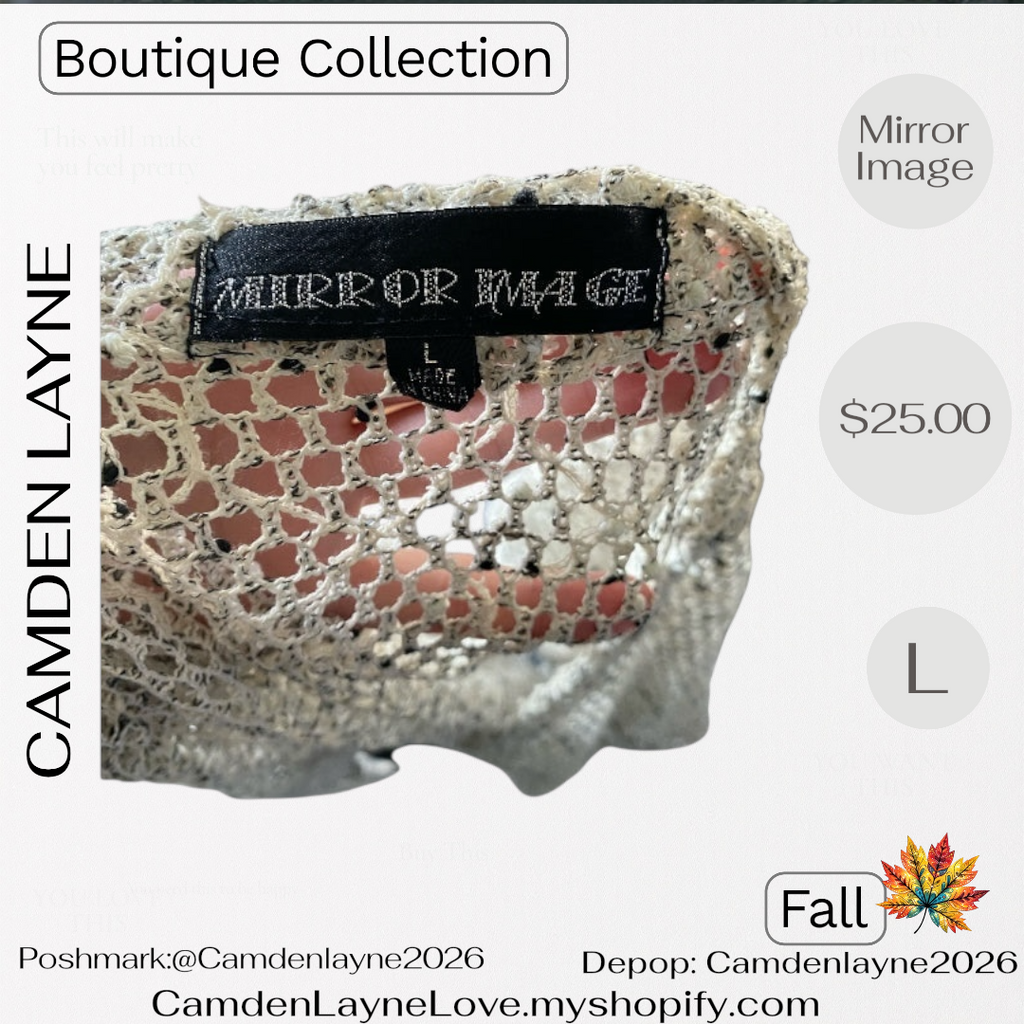 Mirror Image Crochet Top