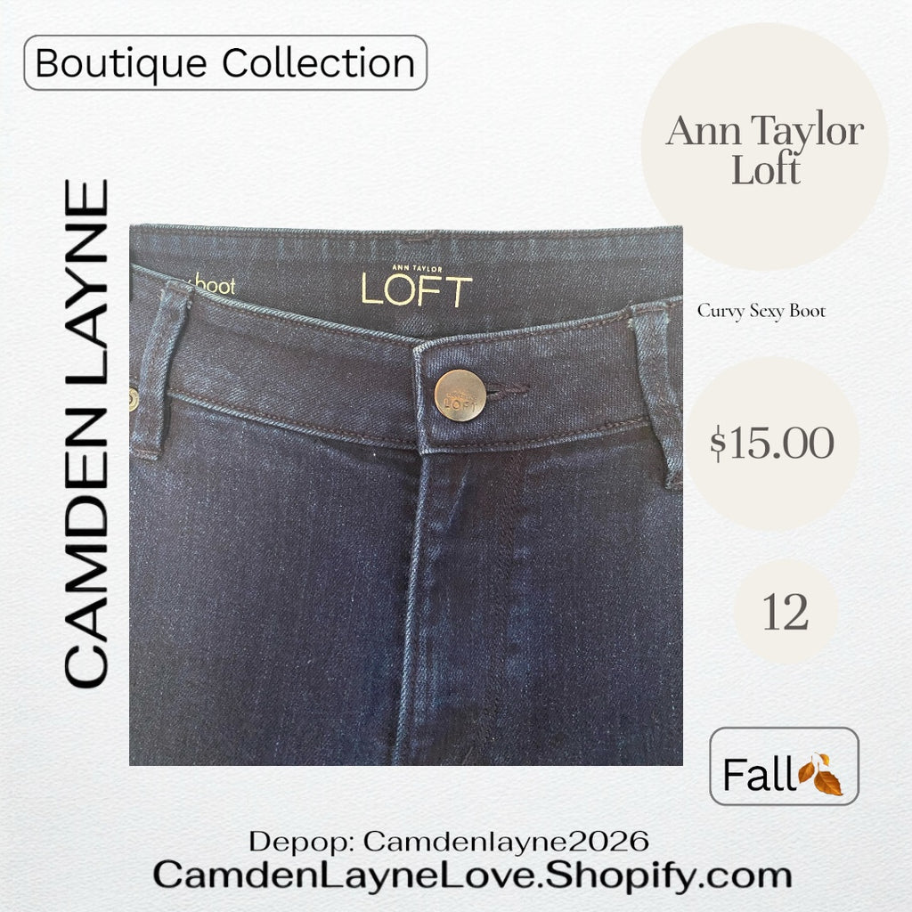 Ann Taylor Loft Curvy Sexy Boot 12
