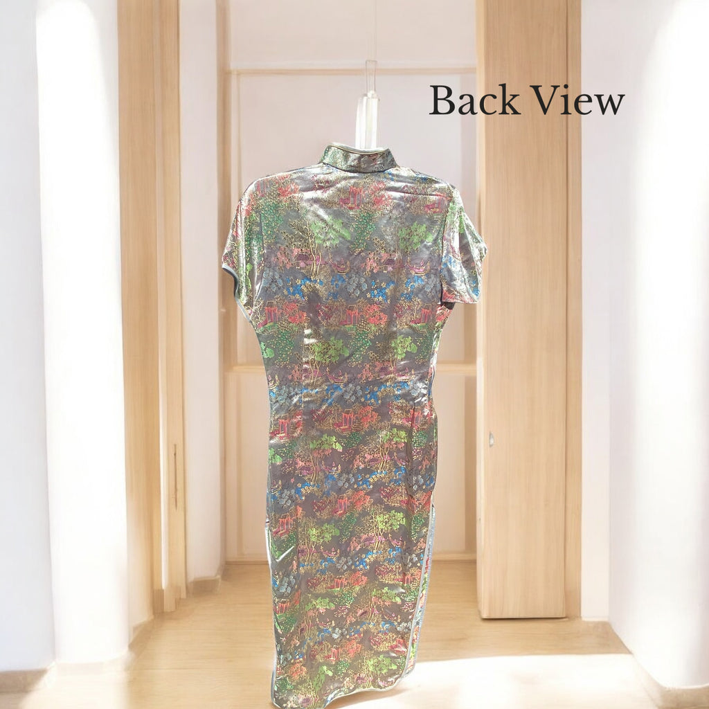 Vintage Embroidered Peomi Chengai Oriental Style Dress - Camden Layne