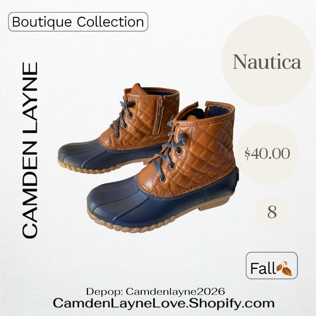 Nautical Duck Boots