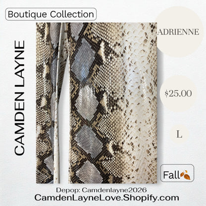 Adrienne Snake Print Flare Leg Pants