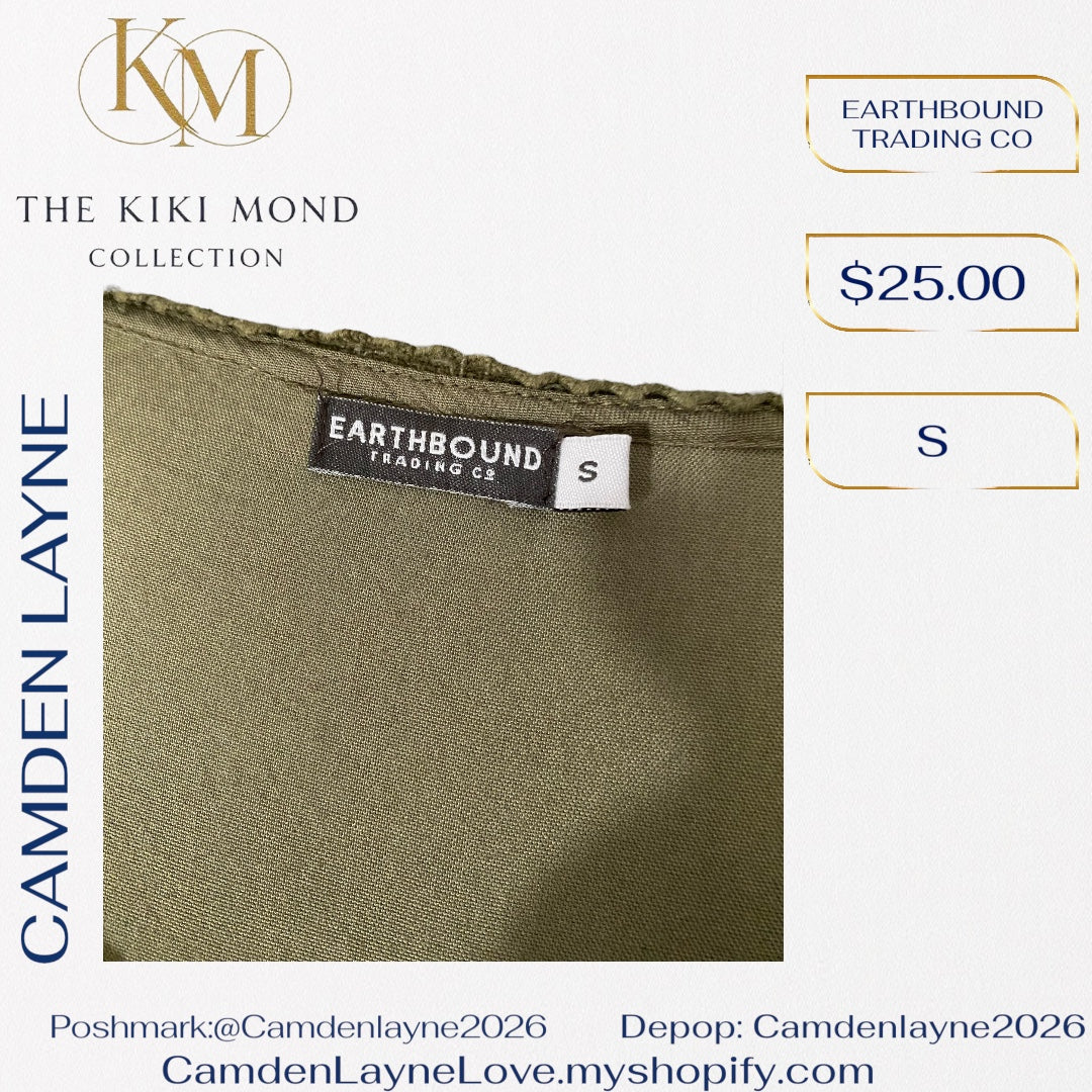 Earthbound Olive Tunic