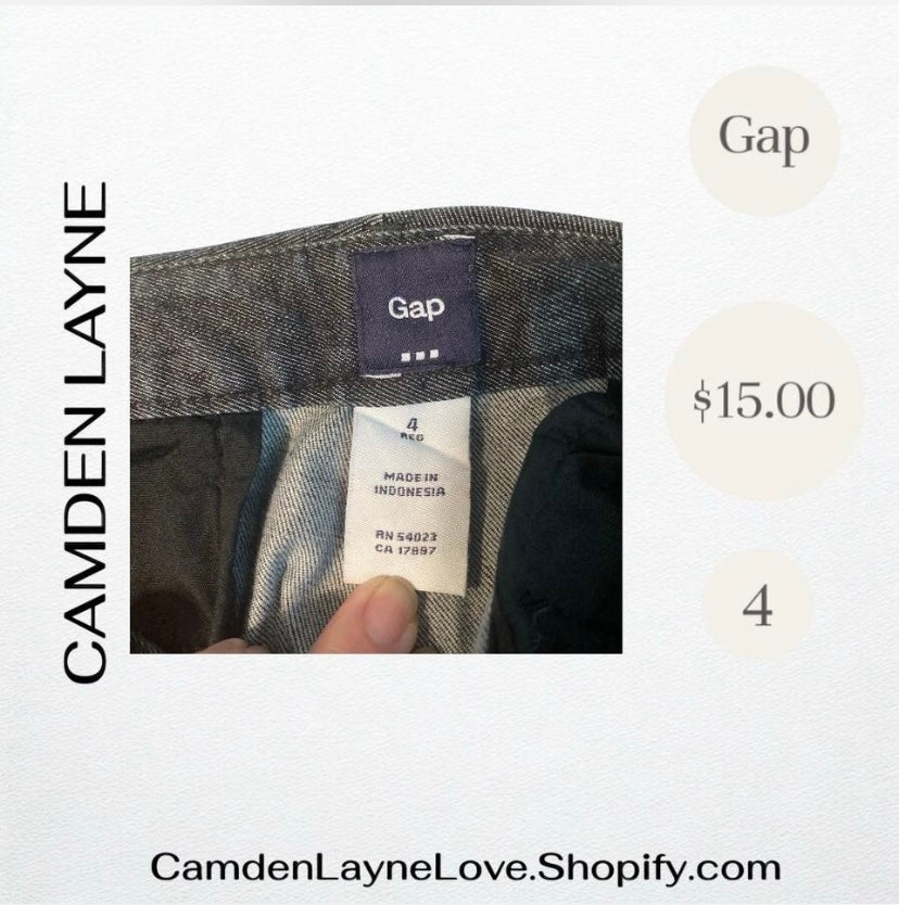 Gap Dark Jean Slacks