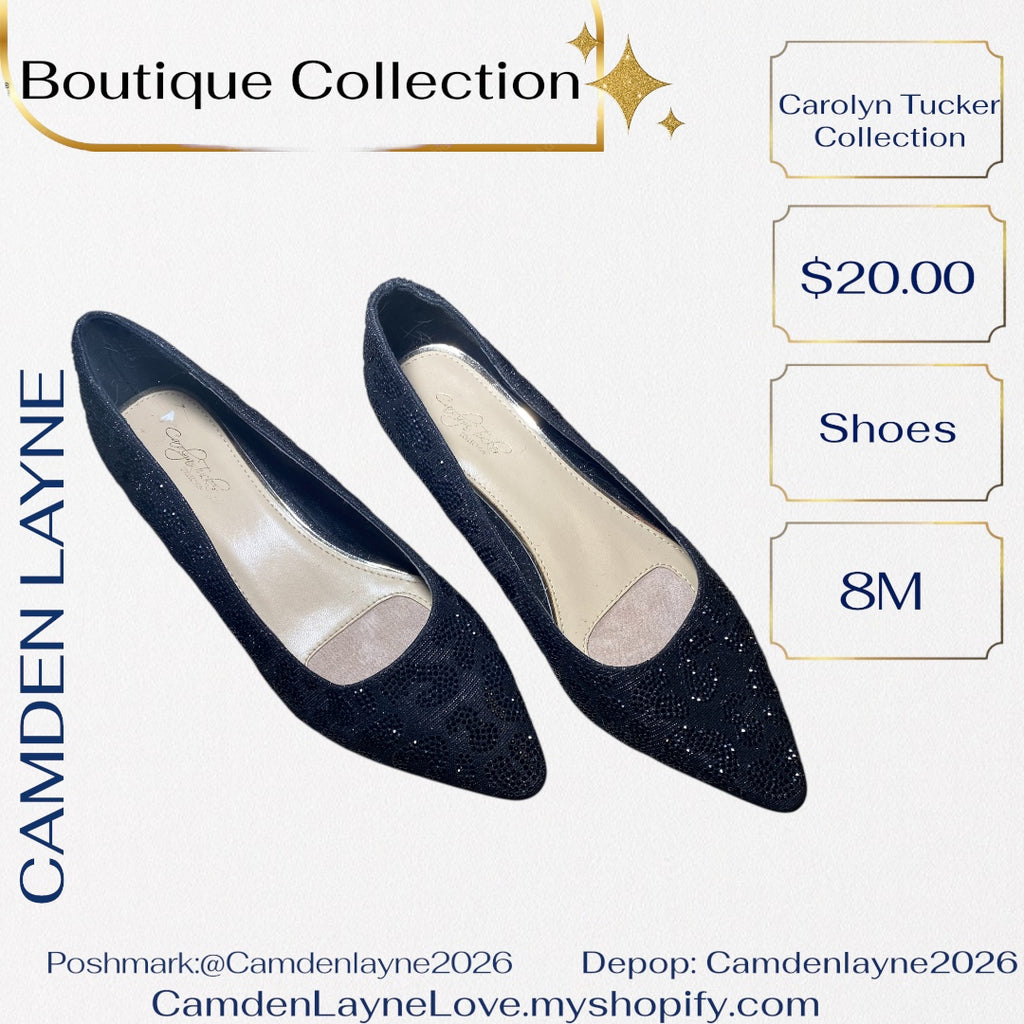 Carolyn Tucker Black Low Heels