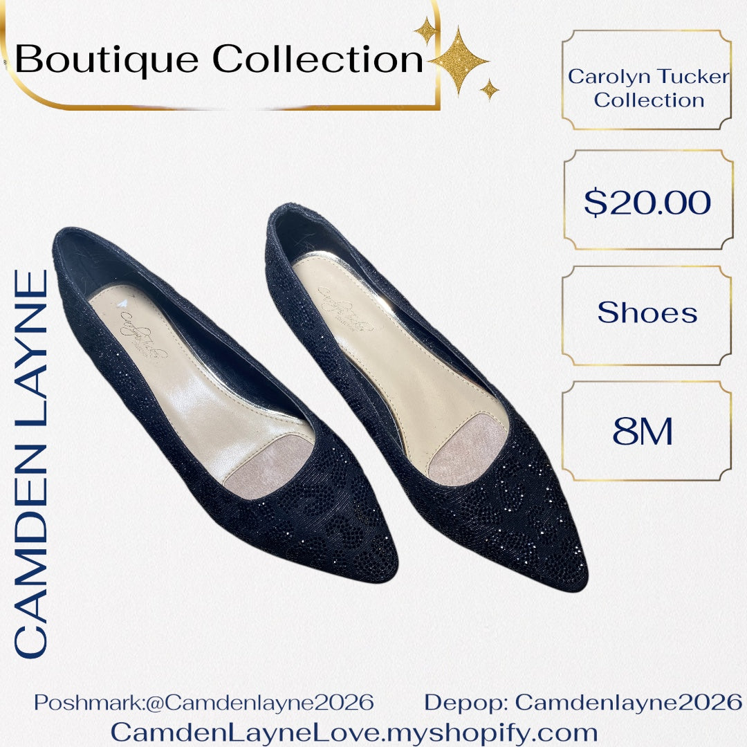 Carolyn Tucker Black Low Heels