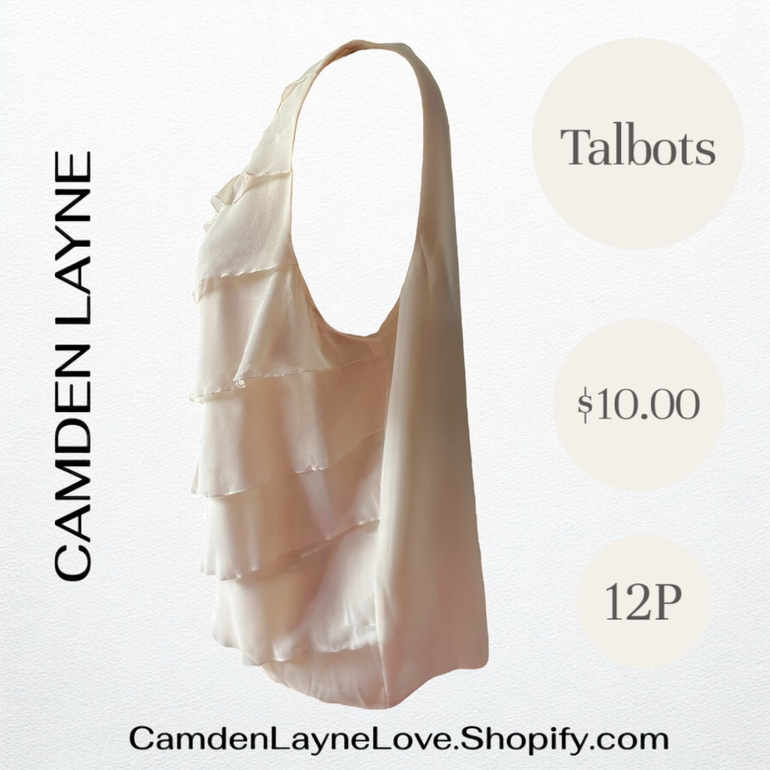 Talbots Ivory Blouse