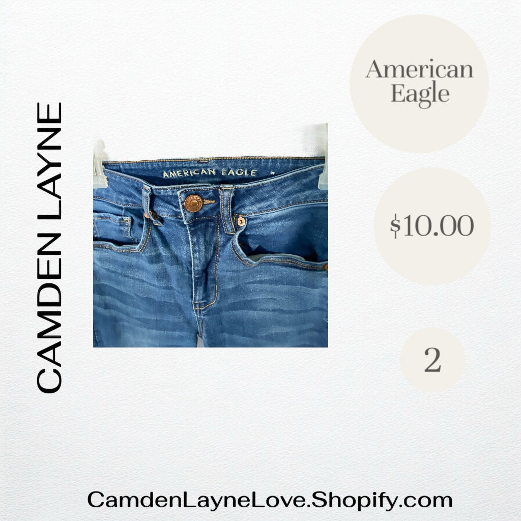 American Eagle 2 High Rise Skinny Jeans