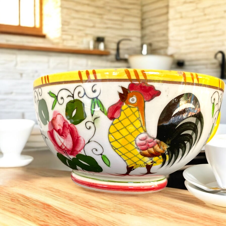 “Rooster & Roses” Mid-Century Japan (Set of 2) - Camden Layne