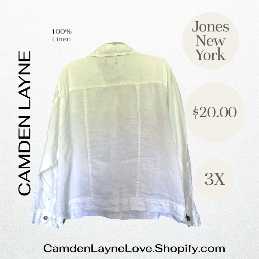 Jones New York Linen Jacket