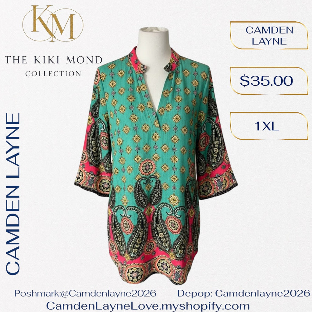Camden Layne Multicolored Rare Bohemian Tunic