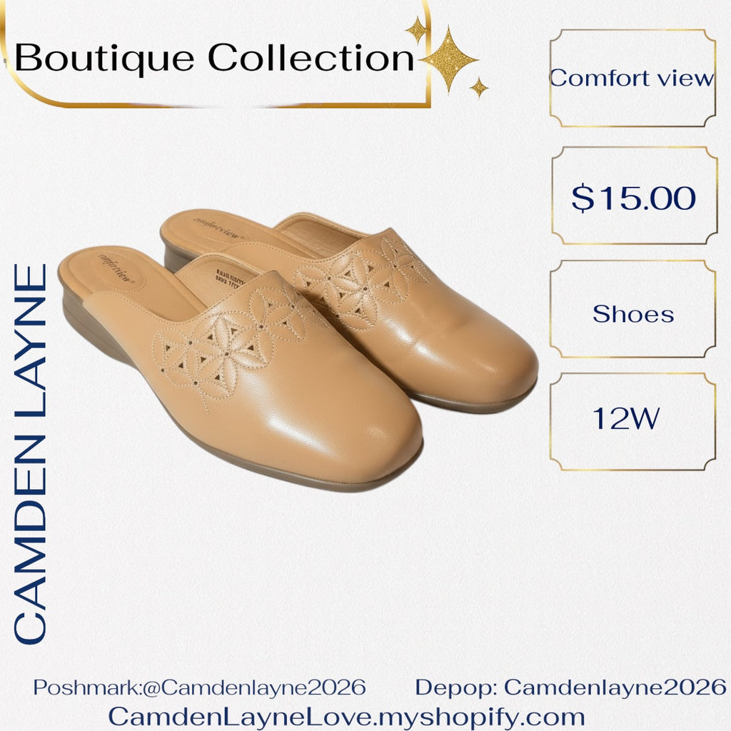 ComfortView Tan Slides 12W
