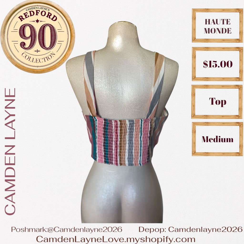 Haute  Monde Canvas Crop Top