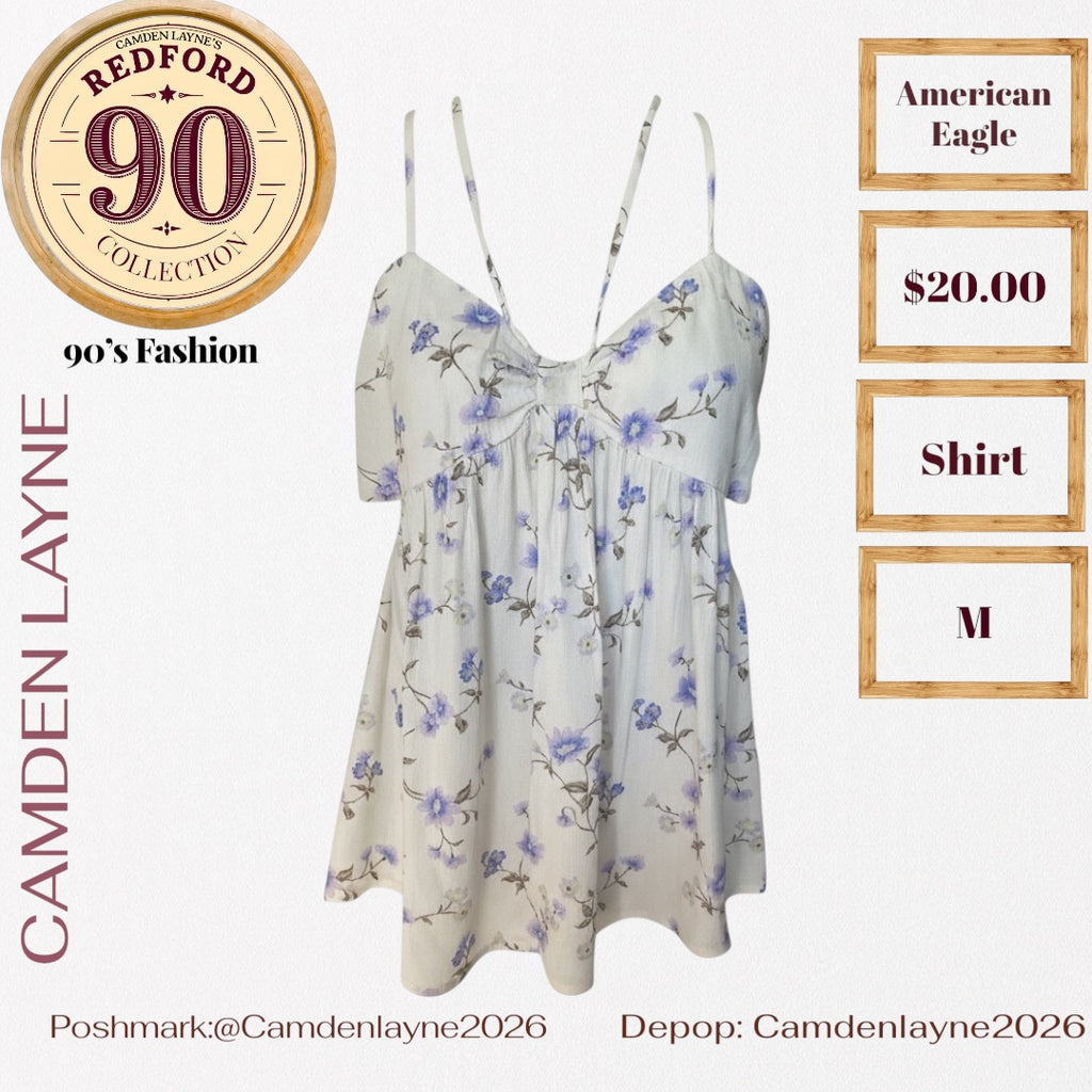 American Eagle Babydoll Top