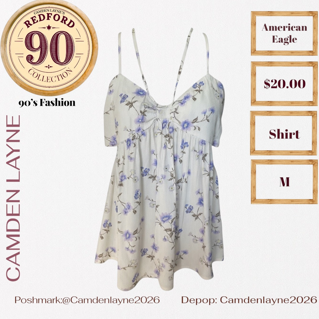 American Eagle Babydoll Top