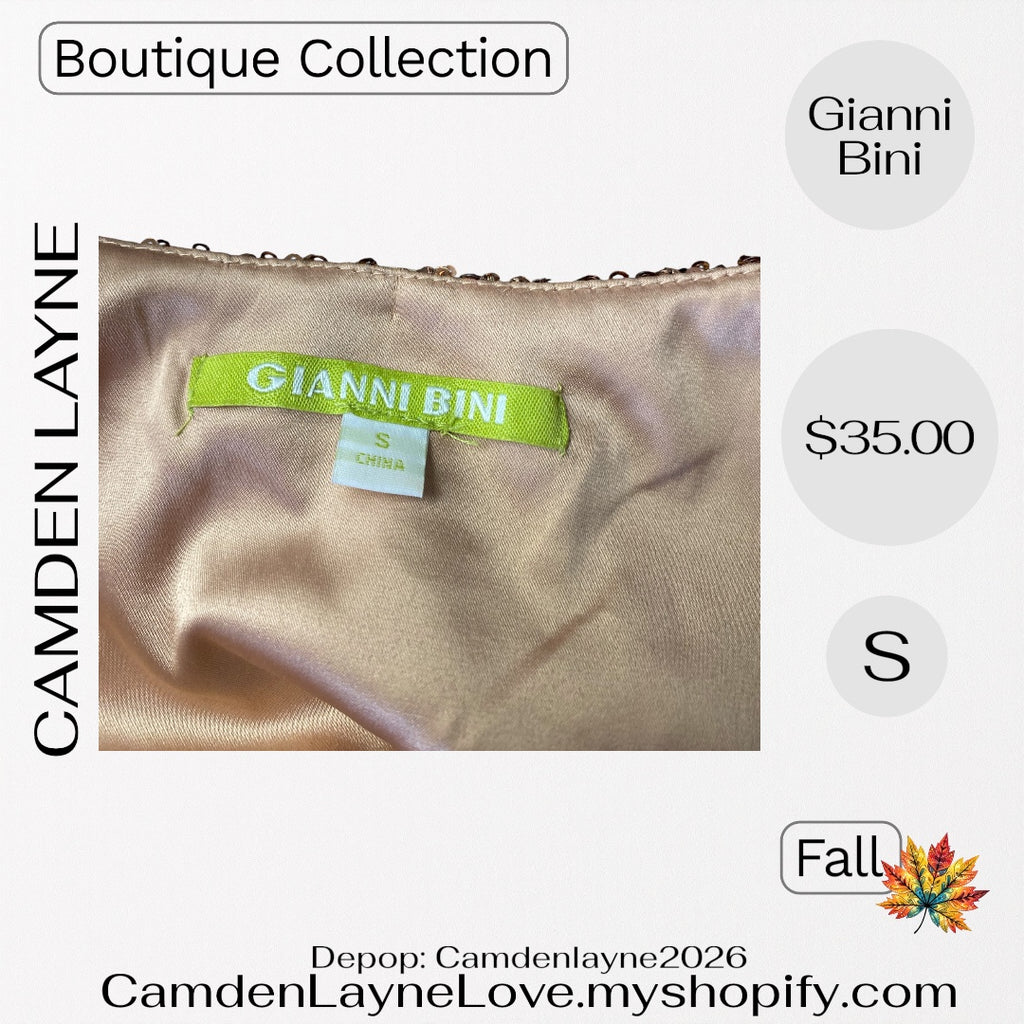 Gianni Bini Copper Cocktail Dress